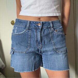 Time and Tru Light Blue Jean Shorts